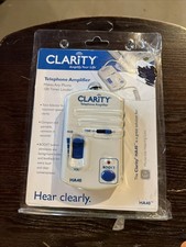 Clarity Telephone Amplifier HA40 For Moderate Hearing Loss & Tone Control New