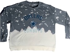 Dallas Cowboys Gameday Couture Sweatshirt Women s Size XXL Grey/White