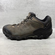 Oboz Bridger B-Dry Waterproof Low Hiking Shoes - Men's Size 9.5 - Brown