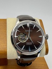 Seiko Men's Presage Cocktail Time Open Heart, Box and papers SSA407J1