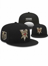 Vegas Golden Knights Snapback Hat Black Flat ...