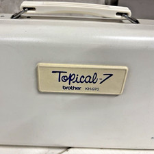 Brother KH-970 Electronic Knitting Machine Topical 7 Untested Used