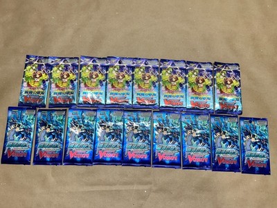Cardfight Vanguard Booster Packs 9x Champions of the Cosmos, 8x Dazzling Divas