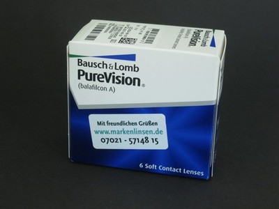 Kontaktlinsen weich soft Bausch&Lomb PureVision (balafilcon A) - 4.00