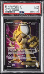 Alakazam EX 117/124 Fates Collide Full Art Ultra Rare