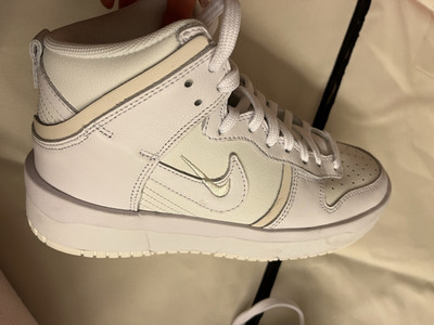 Original Nike Dunks High Summit White 37,5 Platform Plateau UK4 US6.5