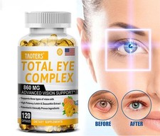 Lutein Zeaxanthin Eye Softgels Maintain Overall Health Restore Elasticity 120 CT