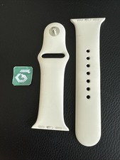 Apple Watch Sport Band 40mm 38/41 Genuine OEM Starlight Silver 2nd S/M Used