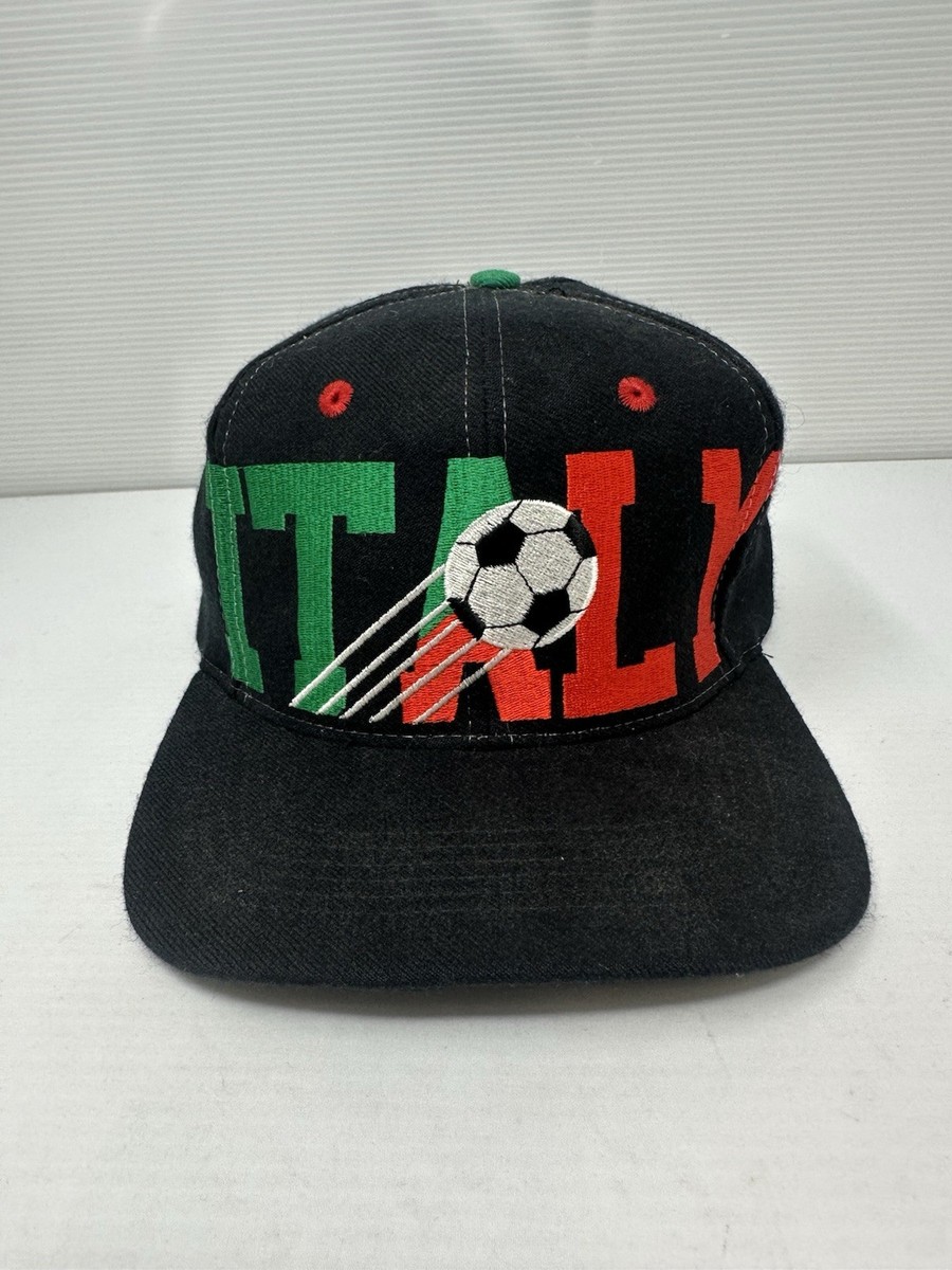Vintage Italy Soccer National Team Adidas Snapback Hat World Cup