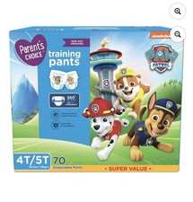 Parent s Choice Paw Patrol Training Pants for Boys, 4T/5T, 70 Count