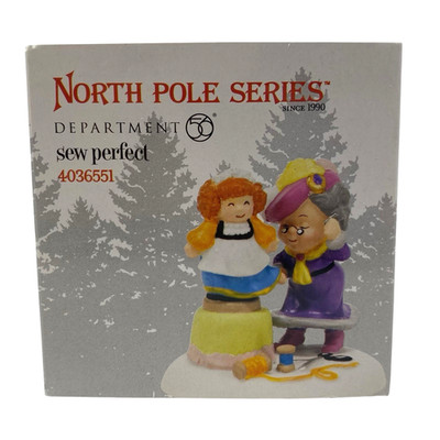 Dept 56 Sew Perfect North Pole Series  4036551 Elf Doll 2014 NEW