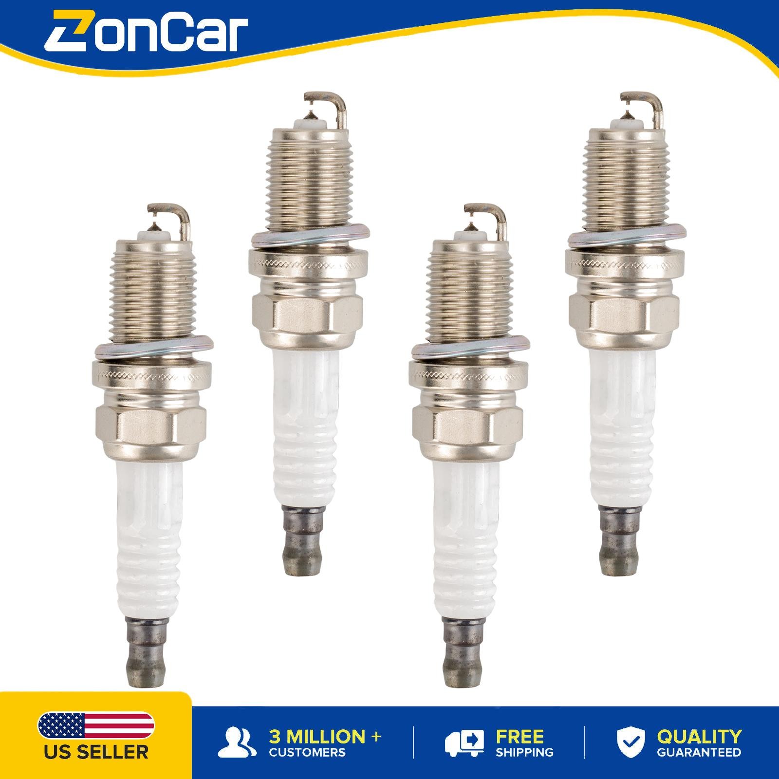 4x Iridium Spark Plugs For 00-04 Toyota Tundra 4.7L 11-15 Chevrolet Cruze 1.8L