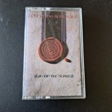 Whitesnake Slip Of The Tongue 1989 EMI Records Cassette Tape CIB Tested Vintage