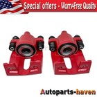 Pair Rear Disc Brake Calipers for 2004 2010 2011 Ford F 150 Lincoln Mark LT