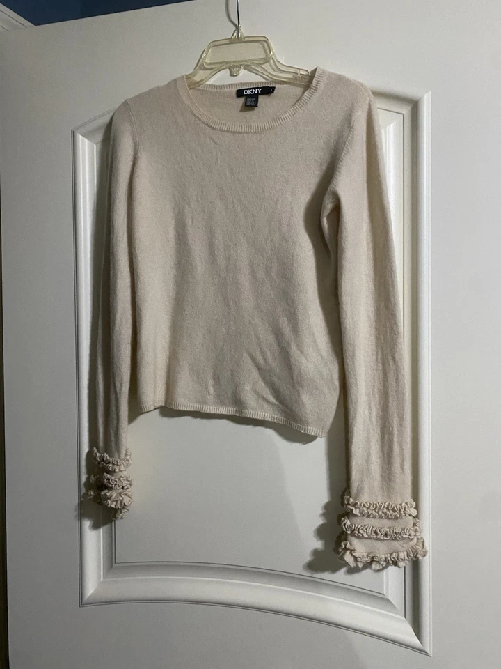 DKNY 100% Cashmere Sweater - Image 2 of 4