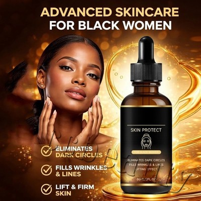 Skin Protect Serum Black Women Gentle Facial Skin Care Moisturizing Serum 1PC