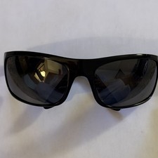 Maui Jim Peahi STG-BG Wrap Sunglasses Black Gray Plastic Lightweight Men's