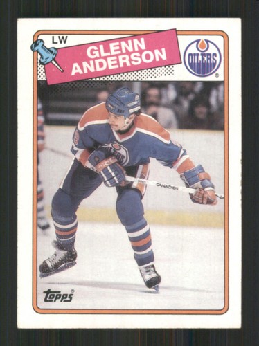 1988 Topps Glenn Anderson #189 card