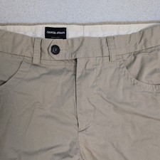 VTG 90s Giorgio Armani Jeans Khaki Pants Cotton Men  s 34"x30 Beige Preppy Italy