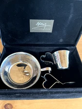 Stainless Steel Michael Aram 3-piece Baby or Child Gift Set New in Box