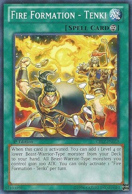 Fire Formation - Tenki - CBLZ-EN059 - Common - 1st Edition - Damaged