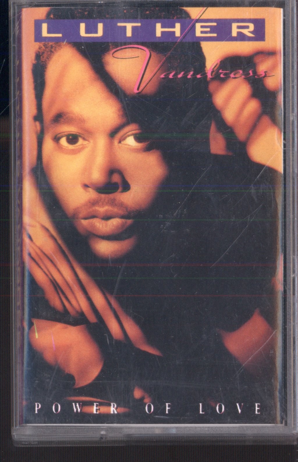 Luther Vandross Power of Love cassette Europe Epic 1991 cassette. Insert has