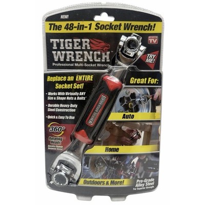 Tiger Wrench 48-in-1 Multi Socket Wrench Tool Rotating Heads NEW As Seen On TV