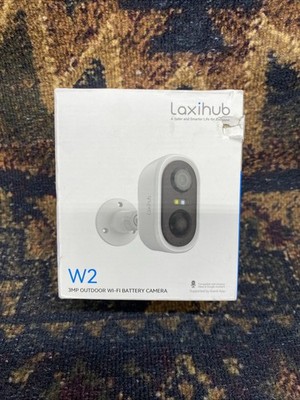 Security Camera Laxihub W2 Wireless Battery Wi-Fi