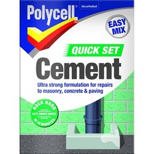 Polycell 2kg Quick Set Cement Filler for Concrete Masonry Path Repair