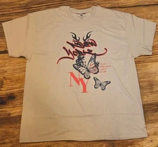 Fashion Nova Graphic T-shirt Womens Size 3X Tee New York in Bloom Butterflies