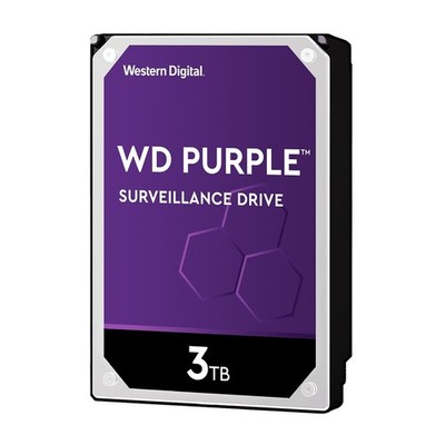 WD WD33PURZ 3TB 3.5'' SATA 256MB Purple Pro Surveillance Hard Drive HDD