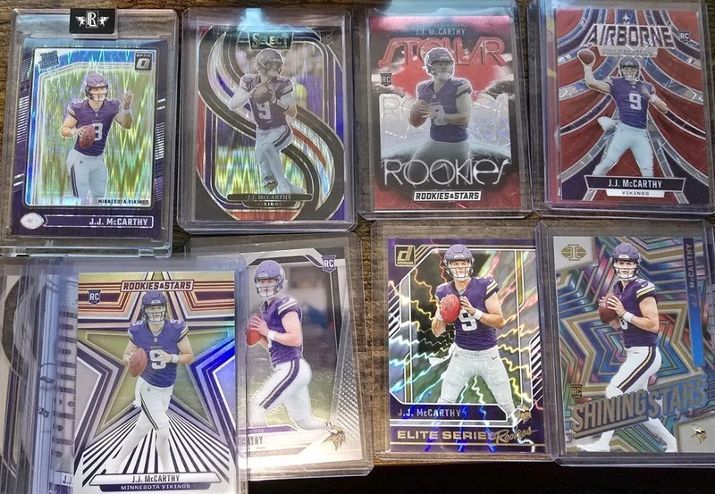 17 Card J.J McCarthy Rookie Card Lot 2024 Minnesota Vikings!
