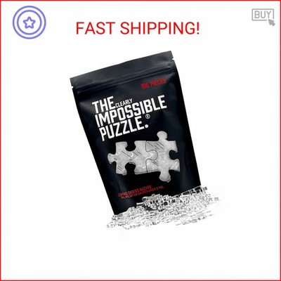 The Clearly Impossible Puzzle   100 Pieces - Clear Difficult Jigsaw Puzzle - Fal