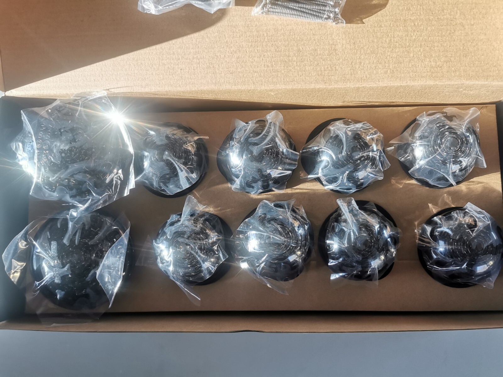 Feux LED Defender kit 10 pièces fumé pour Land Rover Serie 3