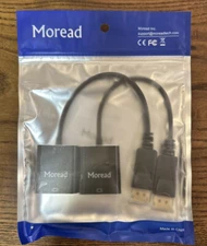 Set of 3 MOREAD Display Port to VGA Adapters - NEW!!