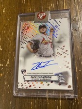 2023 Topps Pristine Refractor Zack Thompson Rookie Auto Cardinals #PA-ZT C48