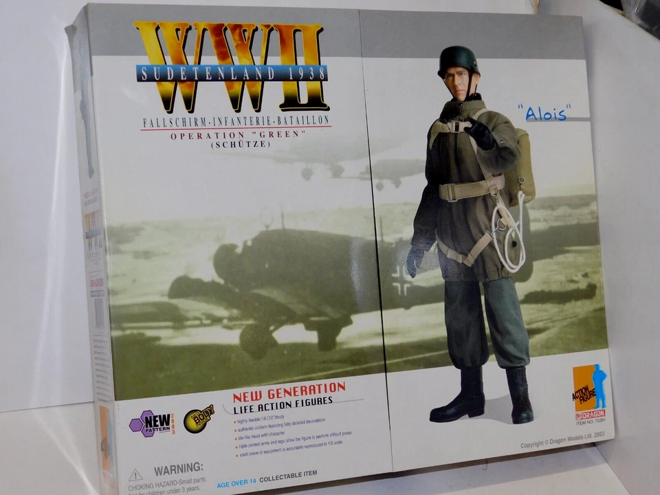 Alois Fallschirm-Infanterie-Bataillon Operazione Verde Figura DRAGON 70281 1:6 - Immagine 2 di 3