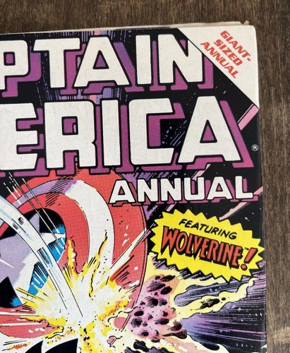 Captain America Annual 8 1986 Wolverine Newsstand - Picture 3 of 21
