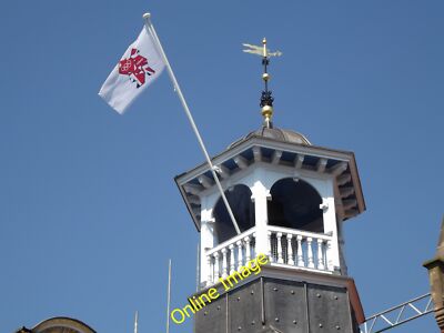 Foto 12x8 Olympia Logo Flagge Guildford fliegt vom Guildhall Belvedere c2012