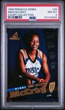 1998 Pinnacle WNBA #48 Nikki McCray RC Court Collection Parallel PSA 8 NM-MT