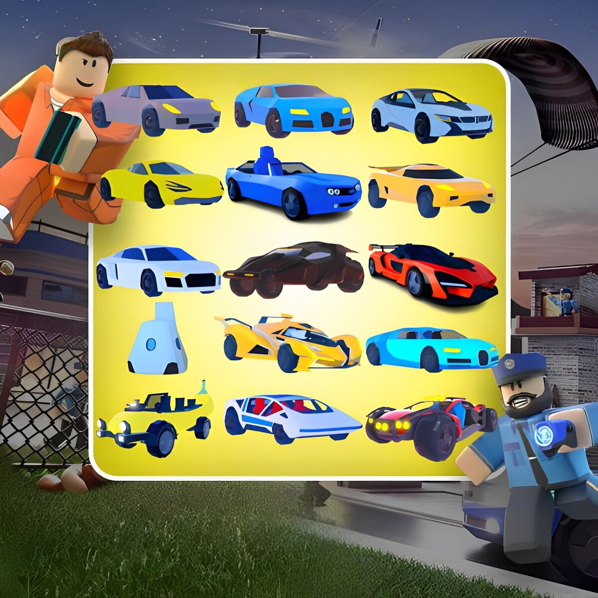 Jailbreak, Roblox, All Cars