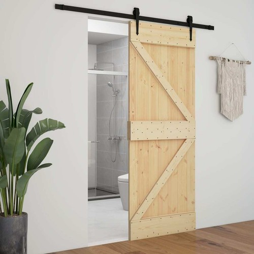 Holzschiebetür Holztür Massivholz Kiefer Tür Schiebetür Innentür Zimmertür 210cm - Bild 3 von 34