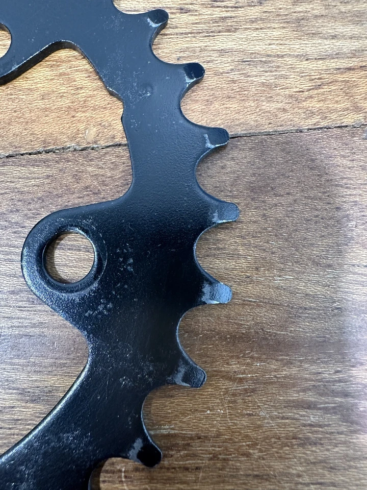 Plato de colección 30 dientes 74 BCD 30t acero negro MTB bicicleta de carretera Foto 2 de 4