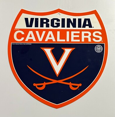 Virginia Cavaliers Sign 12'' x 12'' Street Sign -Plastic Interstate Sign- Blue