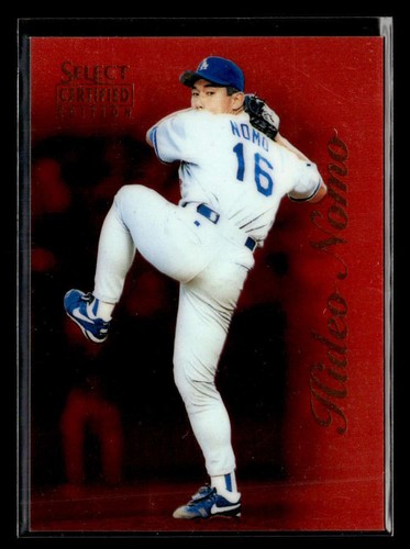 Hideo Nomo [Red] #13 1996 Select Certified card