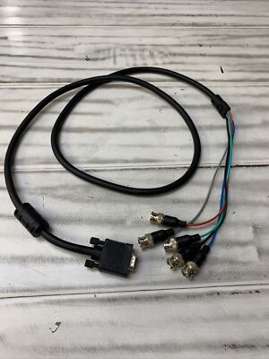 E119932 AWM 2919 80C 30V VW-1 LOW VOLTAGE COMPUTER CABLE SEPARATE VGA BNC 1.2M