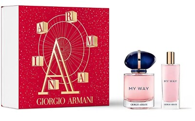 #ad MY WAY by GIORGIO ARMANI 2pc Gift Set Eau De Parfum for Women NEW free ship $79.89