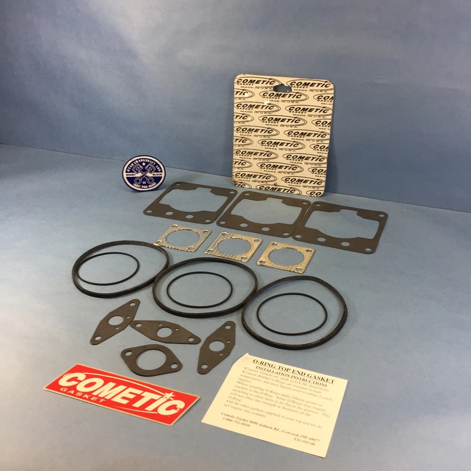 NUEVO JUEGO DE JUNTAS DE EXTREMO SUPERIOR COMETIC 1995-1999 SKI-DOO FORMULA III 600 LT 1996 1997 Foto 3 de 4