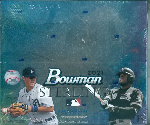 2021 Topps Bowman Sterling Baseball Hobby Box - 5 Autos!