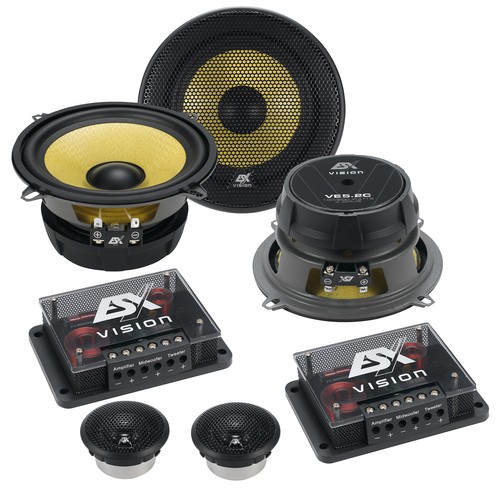 Coppia Casse Auto 16,5cm 6,5'' 2 Vie 105W RMS 580W Max Audio Altoparlante